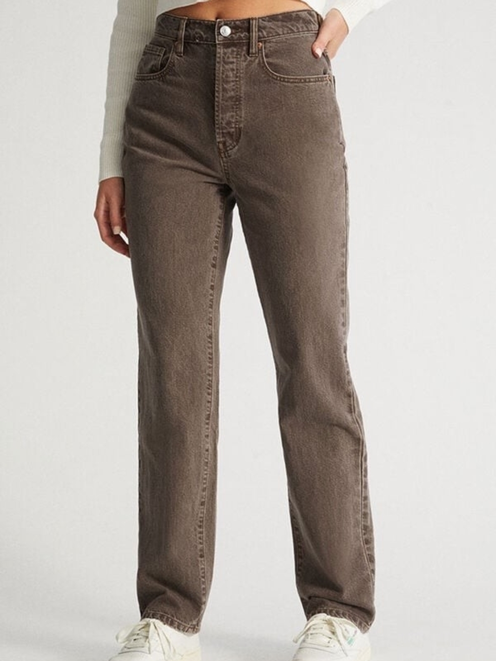 PacSun Brown Dad Jeans Button Fly Size 30